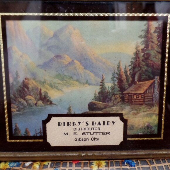 Vintage Advertisement Plaque Birky's Dairy Gibson City - Picture 8 of 11